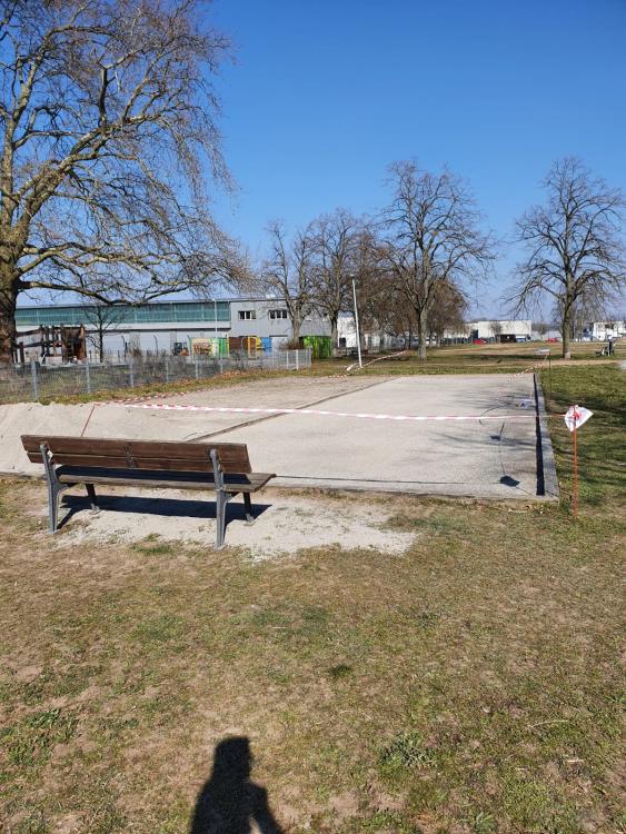 Boule-Anlage in Knielingen ist wieder bespielbar
